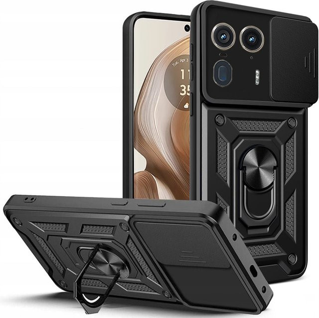 Techsuit CamShield Schutzhülle für Motorola Edge 50 Ultra in Schwarz - Bild 1