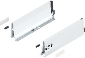 Blum TANDEMBOX antaro Zarge in Seidenweiss, Höhe: 115 mm, Nutzbreite: 350 mm, links/rechts Ausführung - Bild 1