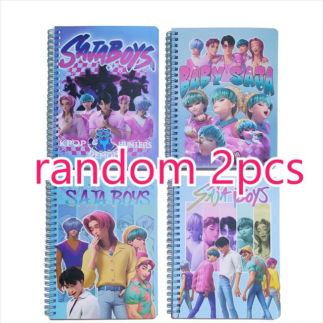 Kpop Spiralblock Dämonenjäger SAJA BOYS Cartoon Schreibwaren in Mehrfarbig, Breite: 20,2 cm, Höhe: 14,4 cm - Bild 1