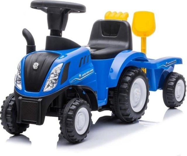 Buddy Toys Laufradtraktor New Holland T7 in Blau mit Licht- und Soundeffekten - Bild 1