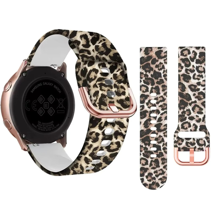 Uhrenarmband Silikon, Leoparden, Unisex - Bild 3