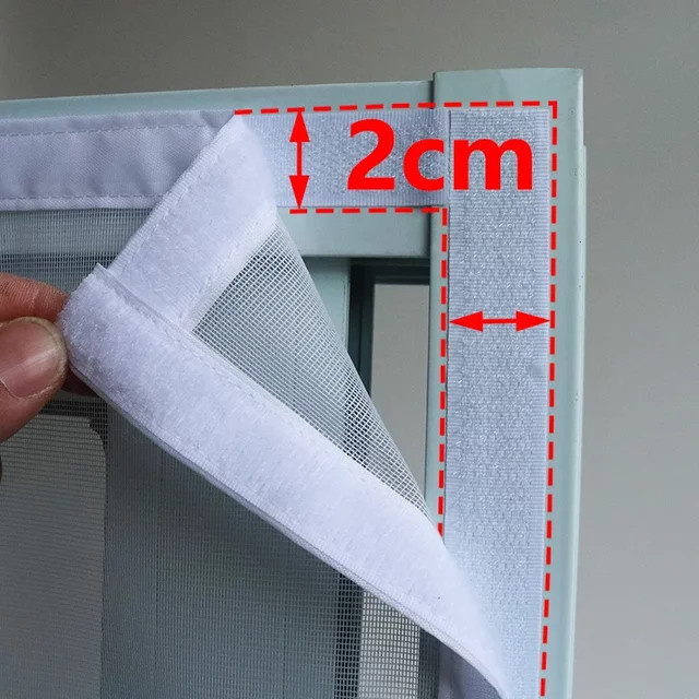DTGJ Moskitonetz für Fenster aus weißem Fiberglas als Insektenschutzgitter gegen Mücken und Fliegen - Bild 1
