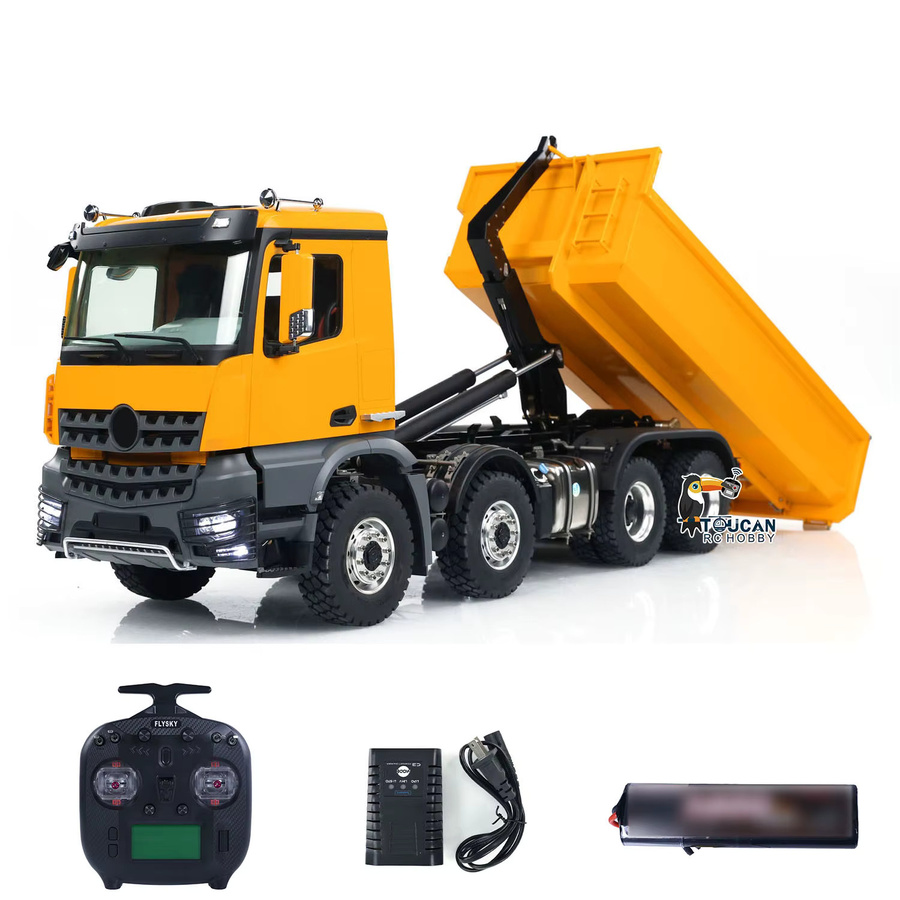 Kabolite K3365 8X8 RTR RC Hydraulischer Muldenkipper, ferngesteuert, mit Licht und Sound, 1:14 - Bild 3