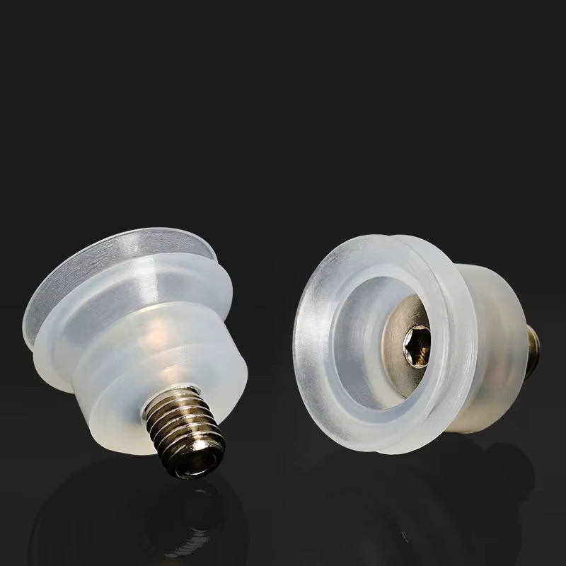 QIXIAO 10er Set Pneumatische Vakuum Saugnäpfe PJG mit Fitting aus Silikon für Spritzgussmaschinen und Roboterarme - Bild 3