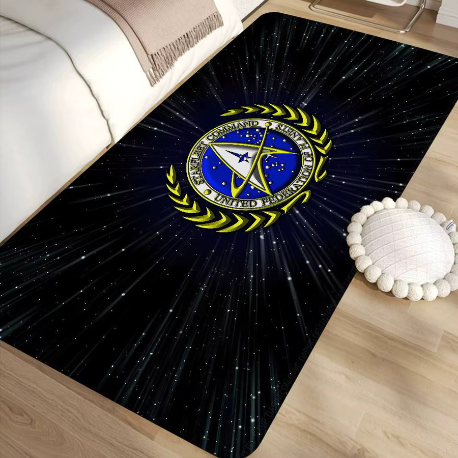 S-Star T-Trek Fußmatte, waschbar und rutschfest für Wohnzimmer, Küche oder Eingangsbereich - Bild 2