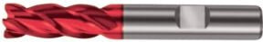 GÜHRING Ratiofräser lang DIN6527 VHM FIRE Z4 Schaft HB 14mm in Rot - Bild 1