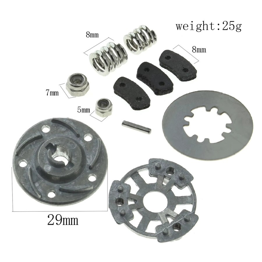 Traxxas Ganzmetall-Rutschkupplungs-Umbausatz, Zubehör, Grau - Bild 2