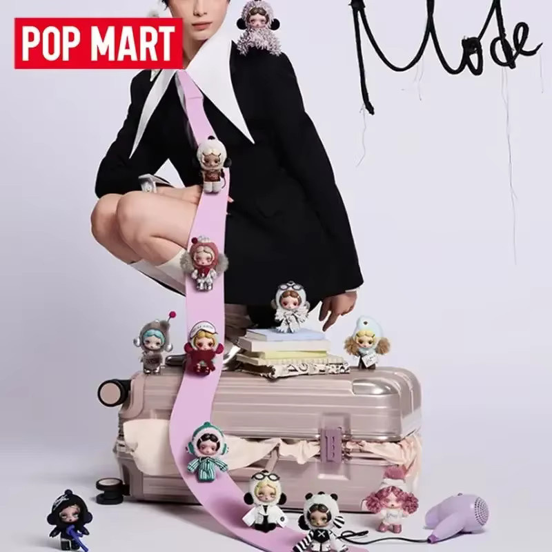 POP MART Skullpanda Off Mode Serie, Plüschpuppen-Anhänger, Mystery Box - Bild 1
