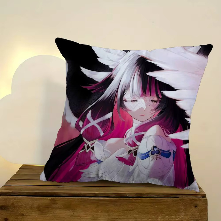Kayoom Genshin Impact Kissen Columbina Motiv, quadratisch, Mehrfarbig, Breite: 30 cm, Höhe: 30 cm - Bild 4