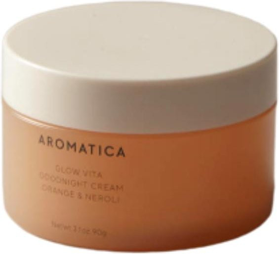 AROMATICA Glow Vita Nachtcreme, 90g, Vitamin C, Normale Haut - Bild 1