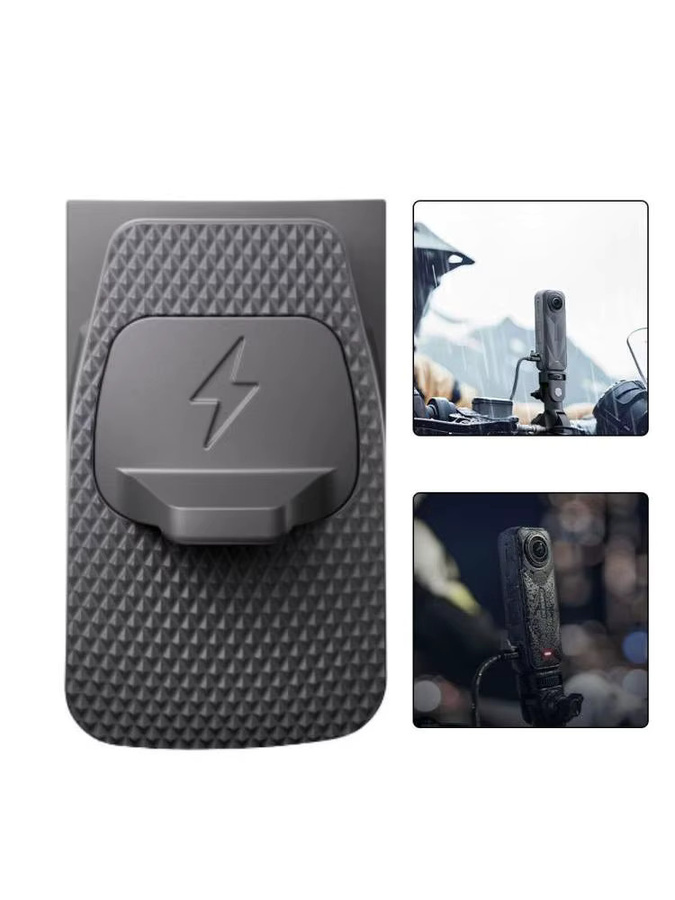 Regendichte USB-C Ladeport-Abdeckung für Insta360 One X5 in Schwarz - Bild 3