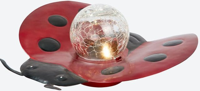 Solar-Bodenleuchte in verschiedenen Designs, B/T/H: 22,5 x 23 x 9 cm - Bild 1
