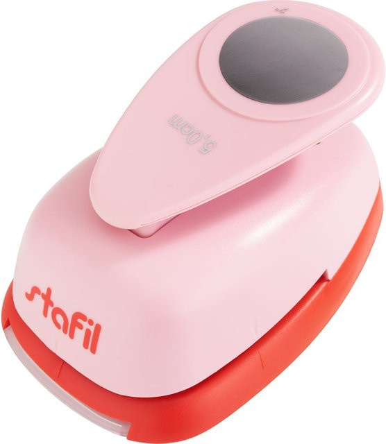 Stafil Motivlocher Kreis in Pink mit 5 cm Durchmesser - Bild 1