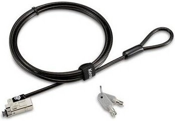 Kensington Slim NanoSaver 2.0 Laptopschloss mit Schlüsselschloss und 2 Schlüsseln in Schwarz - Bild 1