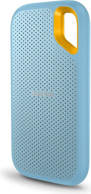 SanDisk Externe SSD mit 1 TB Speicherplatz und USB-C Anschluss in Blau - Bild 1