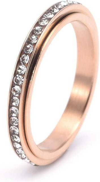 Stuart Woo Damenring Edelstahl, Gold, Diamant, Ringgröße 12 - Bild 1