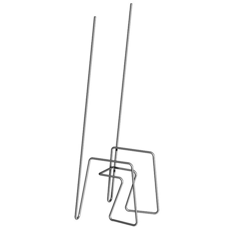 Sarei Taubenschutz Typ 4 Clip für die Dachrinne aus Edelstahl in Silber, B/T/H: 120,0 x 12,0 x 5,0 cm - Bild 3