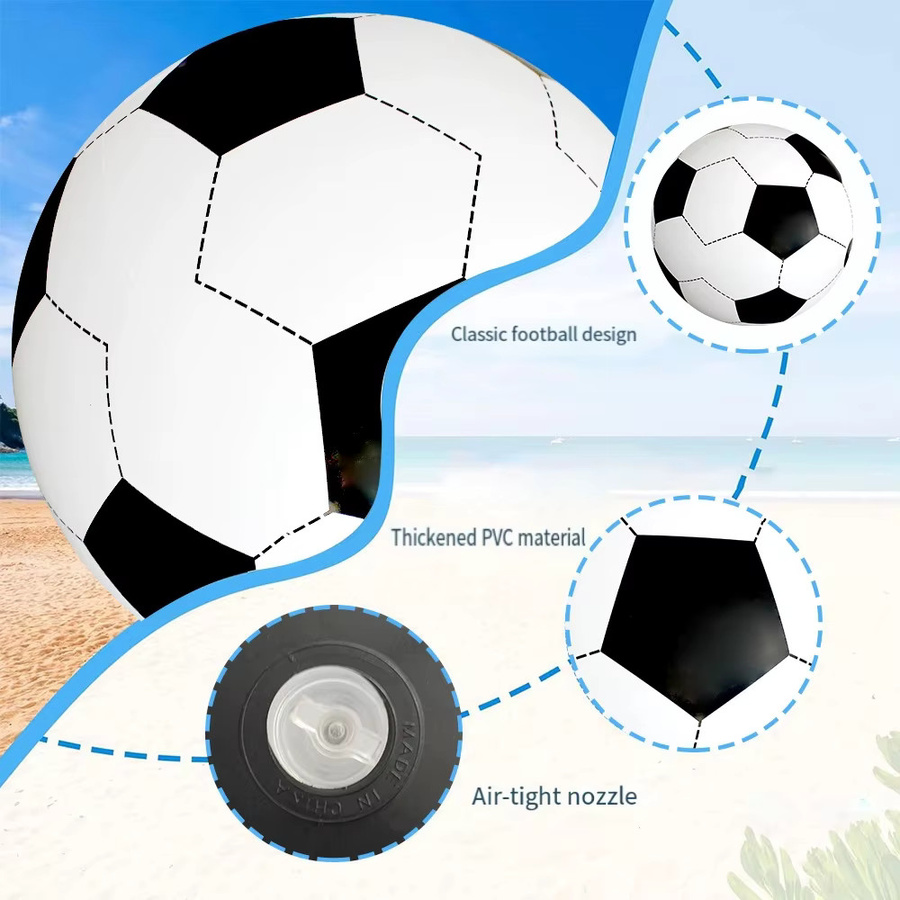 Wonflex Aufblasbarer Outdoor-Strandball, Bunt / Mehrfarbig - Bild 5
