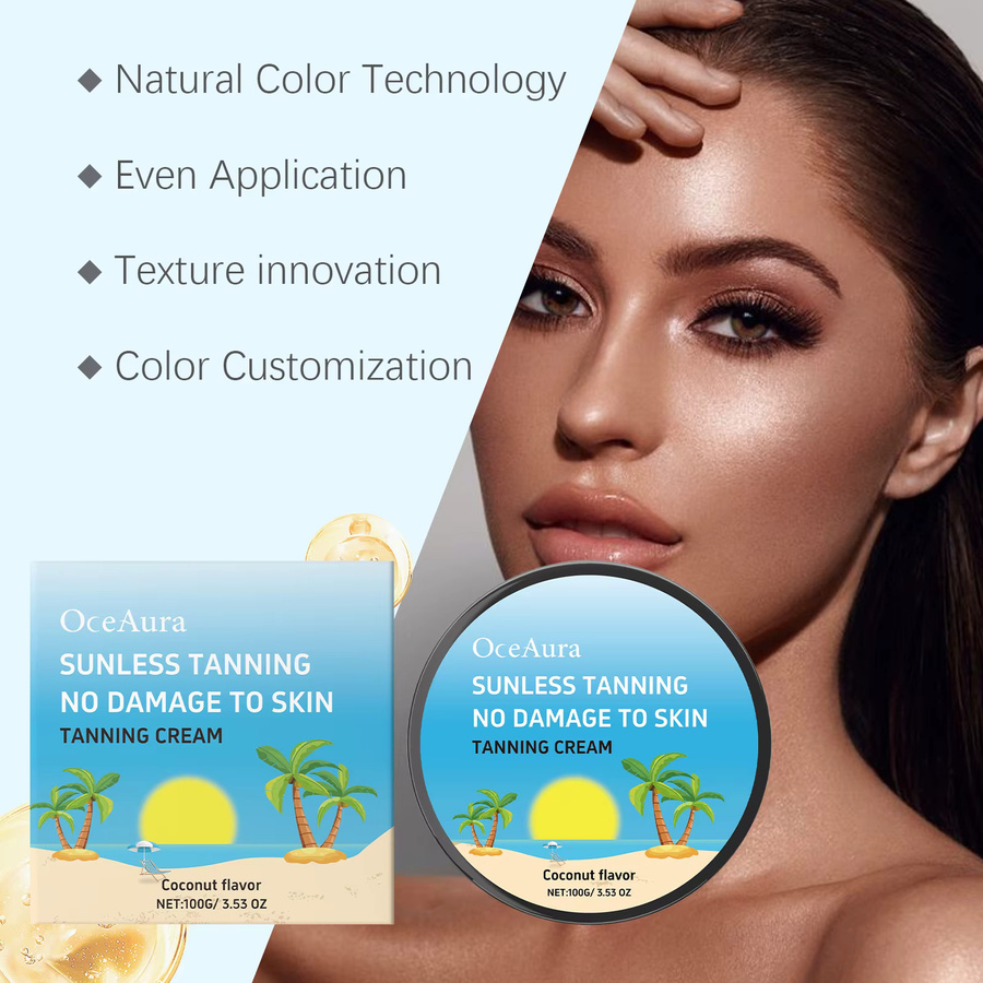 OceAura Selbstbräunungs-Körperlotion Kokosnuss/Mango, Unisex - Bild 2