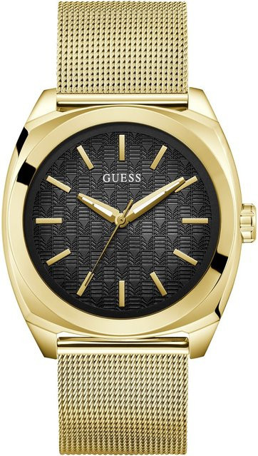 Guess Armbanduhr Marshall, Quarz, Edelstahl, Schwarz, 44 mm, Herren - Bild 1