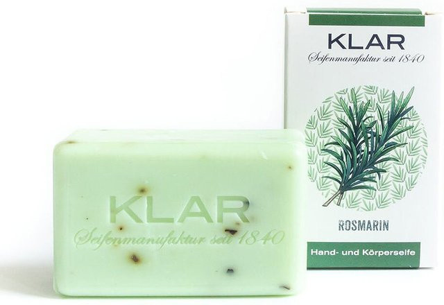KLAR Rosmarinseife Hand- und Körperseife, 100 g, Unisex - Bild 1