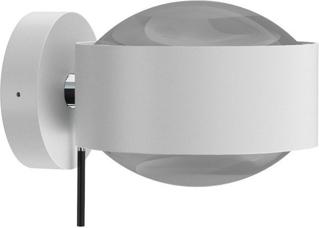 Top Light Puk Maxx Wall LED-Wandleuchte in Weiß matt und Chrom mit warmweißem Licht (2700K) - Bild 1