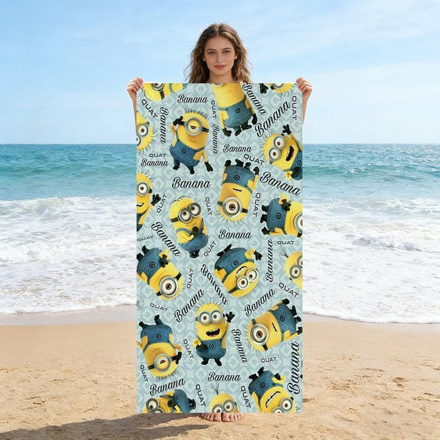 Potdemiel Strandtuch mit Bananamaster-Motiv, schnell trocknend, Multicolour - Bild 1