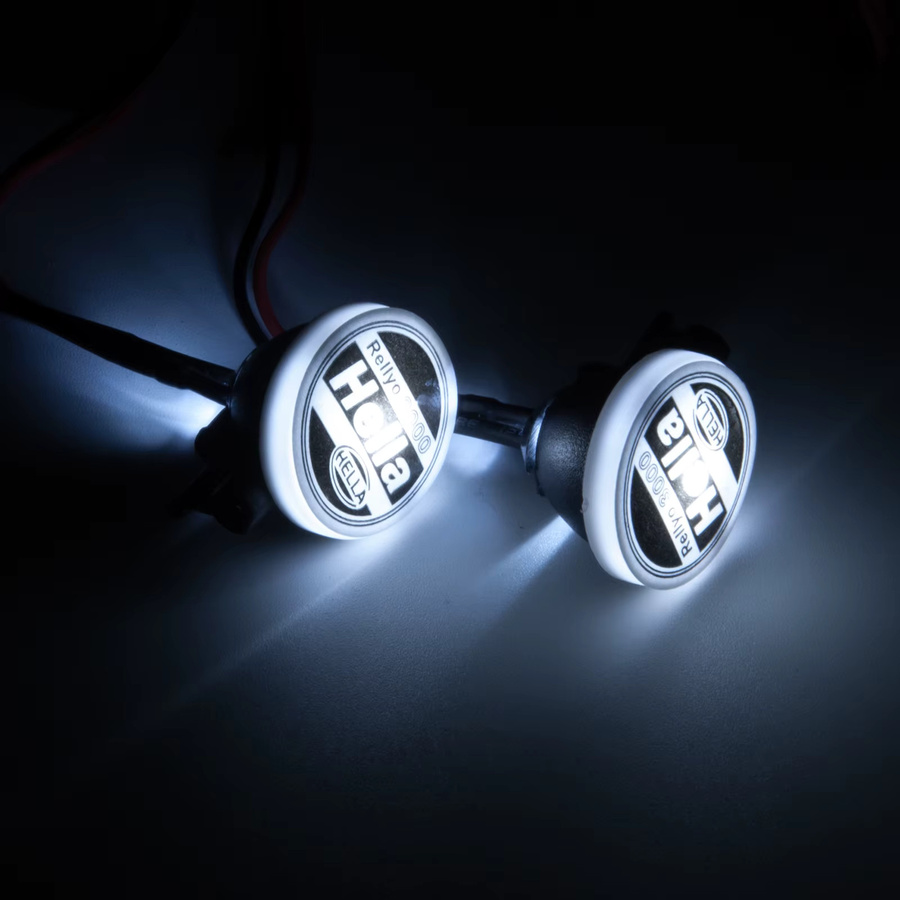 Yeahrun LED RC Auto Runddach LED Lampe Scheinwerfer, 4/2pcs Set - Bild 2