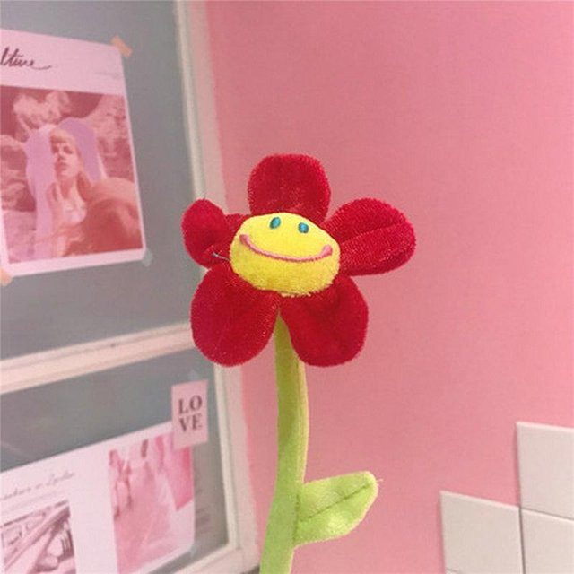 Kidsly Cartoon Rose Blume Plüsch Spielzeug, 1-teiliges Set, 75cm - Bild 1