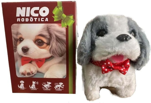 Linyi toy Roboter-Welpe, interaktiver Plüsch-Roboterhund, ab 0 Jahren - Bild 1