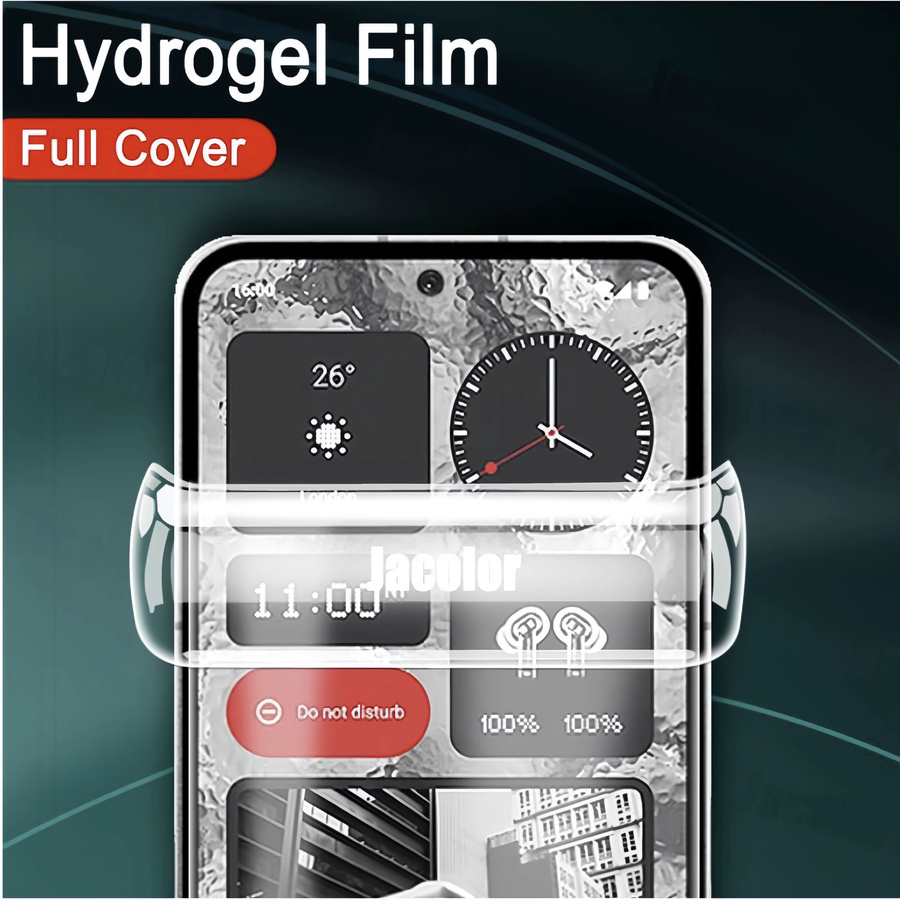 2 Stück flexible Hydrogel-Displayschutzfolien für Nothing Phone 3a Pro Lite, 2a, 3 und 2, transparent und kratzfest - Bild 2
