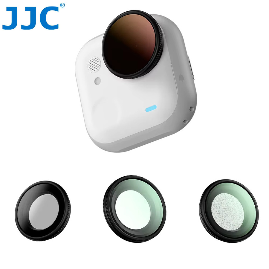 JJC Objektivfilter-Set für Insta360 GO Ultra mit UV, CPL, ND8, ND16 und ND32 aus HD optischem Glas - Bild 6
