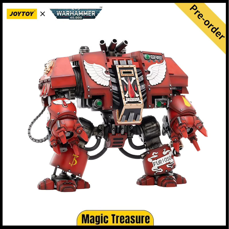 JOYTOY Warhammer 40K Blood Angels Furioso Dreadnought Brother Samel, Actionfigur, 1/18 - Bild 2