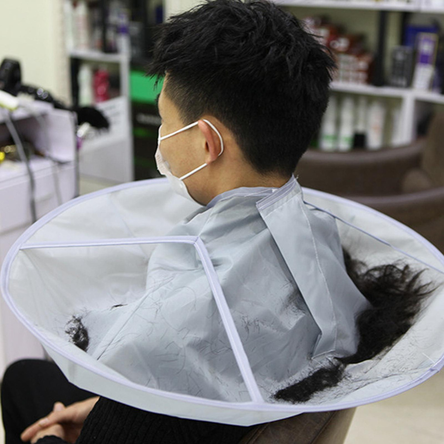 Haarschneideumhang Wasserdicht Nylon, Verstellbare Größe, Kinder - Bild 4
