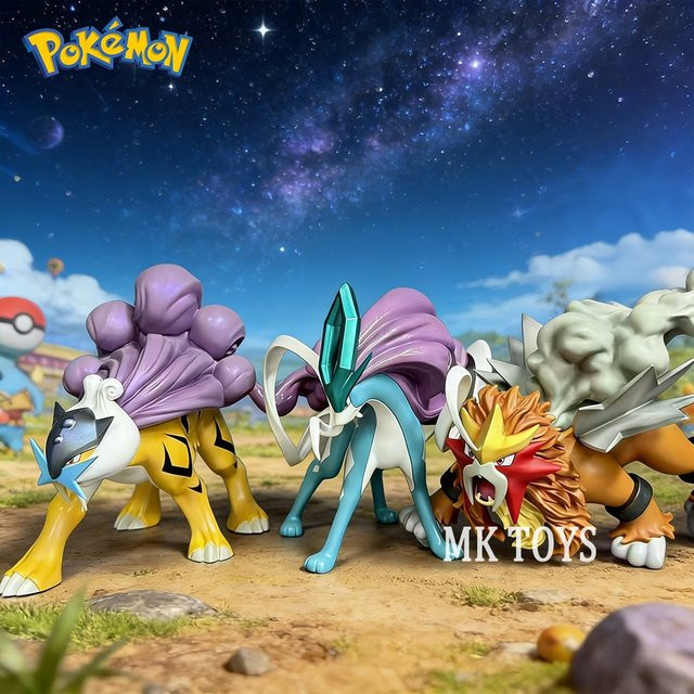 Bandai Pokémon Drei Heilige Actionfiguren, Einzelfigur, PVC, Bunt / Mehrfarbig - Bild 1