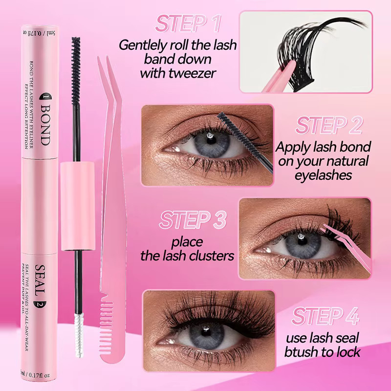 HNKMP Wimpernkleber und Versiegler, Unisex - Bild 2