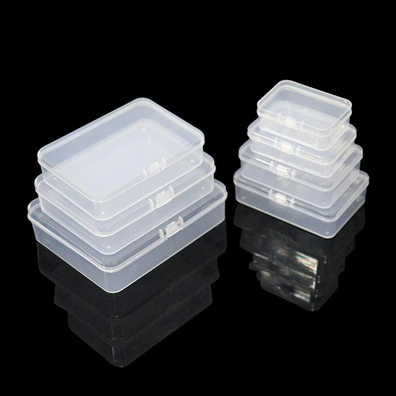 10 Stück Transparente Kunststoff-Aufbewahrungsboxen für Schmuck, Schreibwaren und Kleinteile - Bild 3
