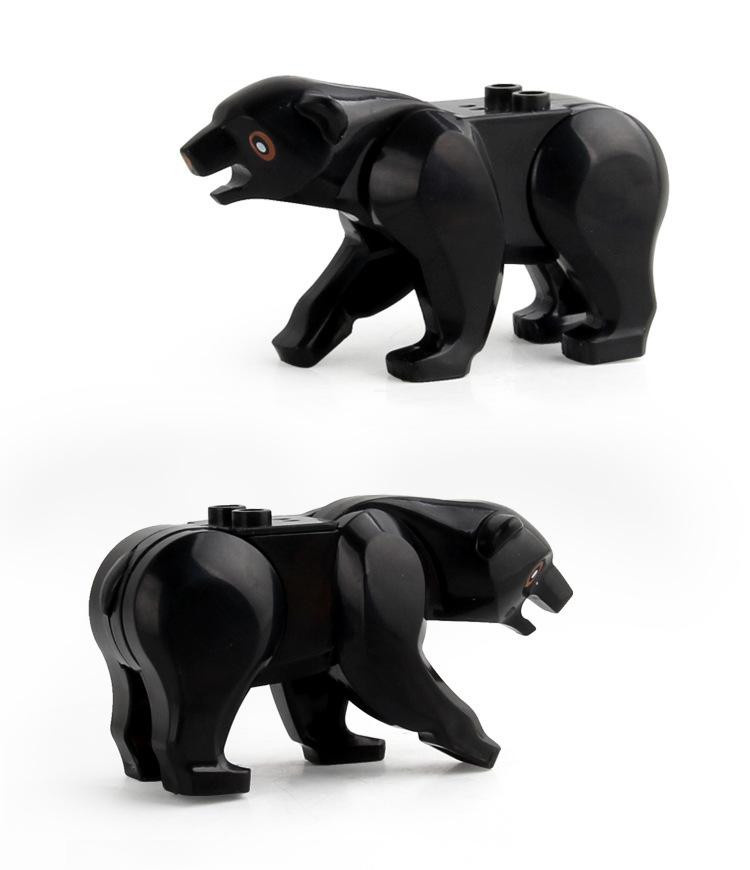 Yiran toy Wildtier Tierfiguren Säbelzahntiger Mammut Leopard Bausteine Bausätze für Kinder 6–12 Jahre - Bild 1