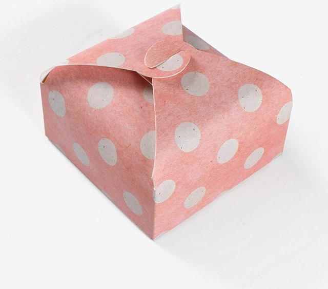 30 Stück WTEMPO quadratische Süßigkeitenboxen aus Papier in Rosa für Hochzeiten, Partys und Jubiläen - Bild 1