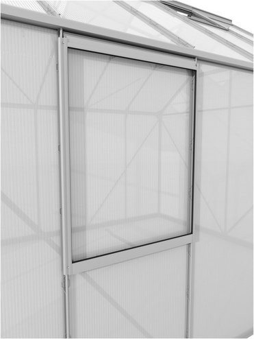 Vitavia Seitenfenster V für Gewächshäuser aus Aluminium in Silber, Breite: 59,5 cm, Höhe: 79,2 cm - Bild 2