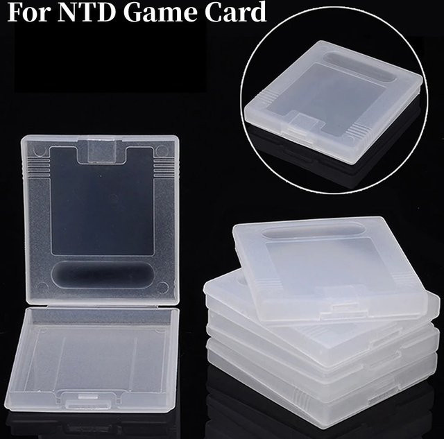 NTD Transparente Plastik-Spielkartenhüllen mit Staubschutz für Game Boy Color, Pocket, GBC und GBP - Bild 1