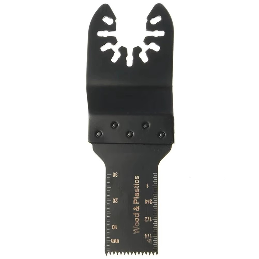 6-teiliges DAZZLEEX Multi-Tool-Sägeblatt-Set aus Bimetall und Kohlenstoffstahl in Schwarz zum Schneiden von Holz, Metall und Kunststoff - Bild 3
