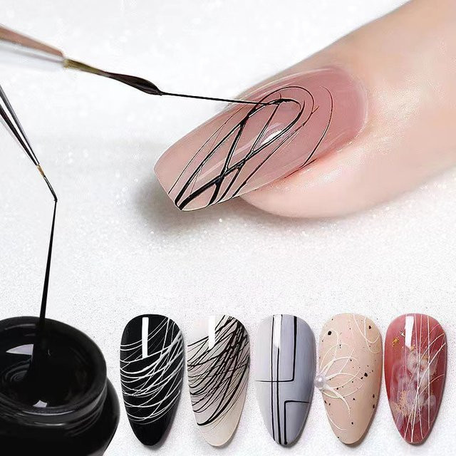 Nail Art Zeichengel, Weiß - Bild 1