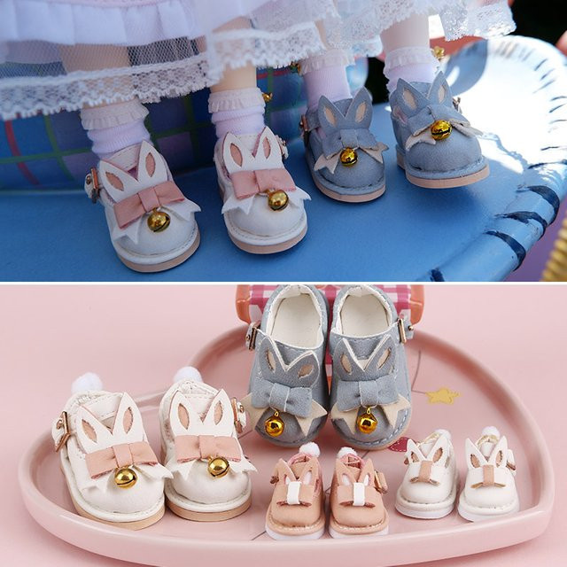 Me and Toy Kaninchen Schuhe mit Glocken, Puppenzubehör - Bild 1