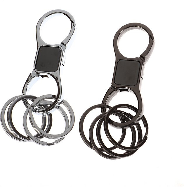 Velishy Schlüsselanhänger, Federclip, 4 Schlüsselringe, Unisex - Bild 1