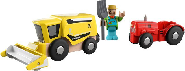 PLAYTIVE Fahrzeuge Bahnwelt Landwirtschaftsfahrzeuge ab 3 Jahren - Bild 1