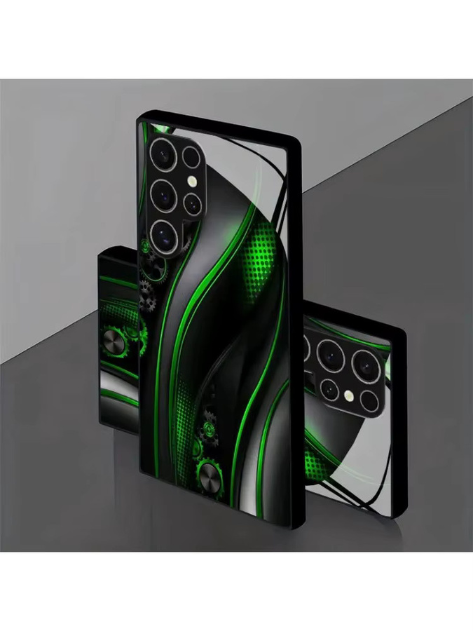 Sturzsichere Samsung Galaxy Handyhülle aus Glas und TPU für S26 S25 S24 S23 S22 S21 FE Ultra Plus - Bild 4