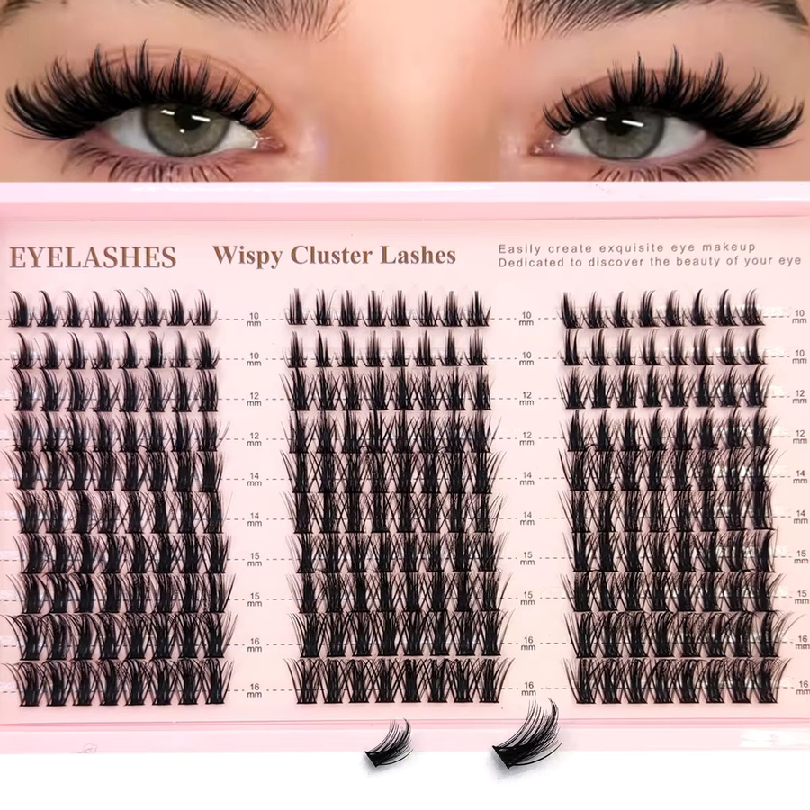 HBZGTLAD Wimpernbüschel, Black, Unisex - Bild 2