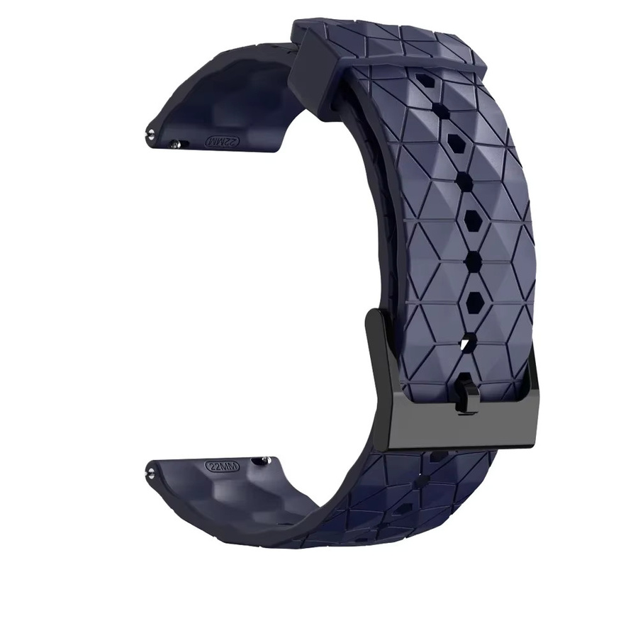 Zeblaze Uhrenarmband Silikon, Fußball-Muster, 20 mm, 22 mm, Unisex - Bild 3