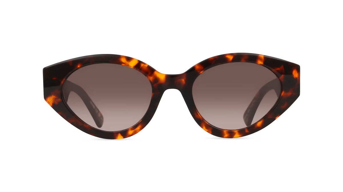 Moschino 160/S Sonnenbrille, Vollrand, Oval, Metall, braun, Damen - Bild 1